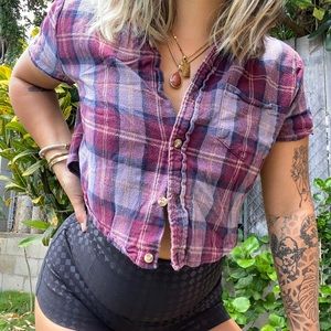 Brandy Melville plaid shirt